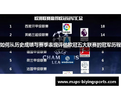如何从历史成绩与赛季表现评估欧冠五大联赛的冠军历程