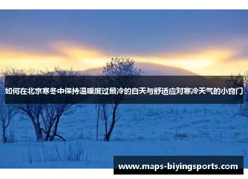 如何在北京寒冬中保持温暖度过最冷的白天与舒适应对寒冷天气的小窍门
