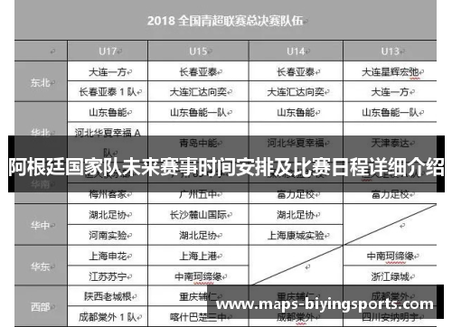 阿根廷国家队未来赛事时间安排及比赛日程详细介绍